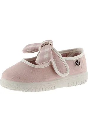 victoria Mary Jane OJALÁ Canvas & Klettverschluss & Schleife Karomuster 21