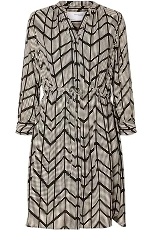 SELECTED SLFDAMINA 7/8 AOP Dress B NOOS
