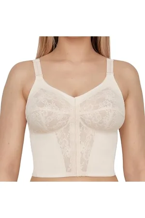 Susa Damen Ohne Longline Classics Bügelloser BH Mit Femininer Optik Durch Spitzeneinsatz, , 110C EU