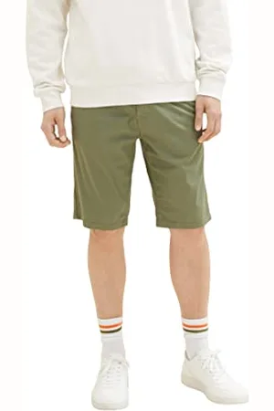 TOM TAILOR Herren 1035037 Slim Chino Bermuda Shorts mit Stretch, , 30