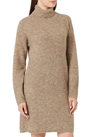 Pieces® PCELLEN LS HIGH Neck Knit Dress NOOS BC