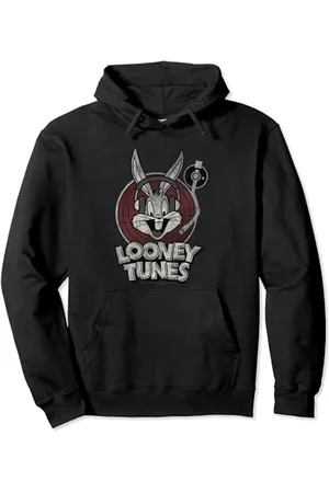 LOONEY TUNES Bugs Bunny Circle Logo Pullover Hoodie
