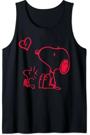 Peanuts Snoopy Woodstock Broken Heart Tank Top