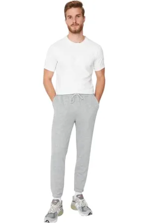 Trendyol Herren Slim Sweatpants Normale Taille Hose, , M