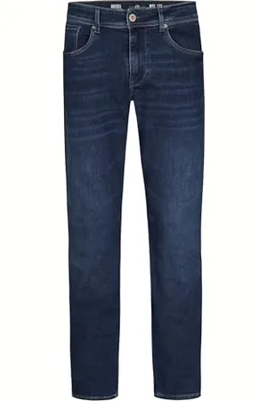 Petrol Industries Herren - Regular Tapered Fit Jeans Russel - Jeanshose Denim - Blau W34L32