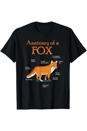 Fox Anatomy of a - niedliche Füchse für Tier- oder Haustierliebhaber T-Shirt