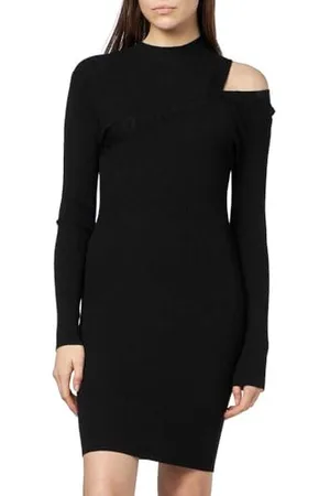 HUGO BOSS Damen Sliquet Knitted Dress, , L EU