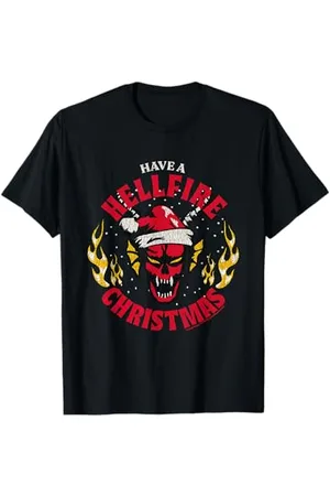 Stranger Things Haben ein Höllenfeuer-Weihnachten T-Shirt