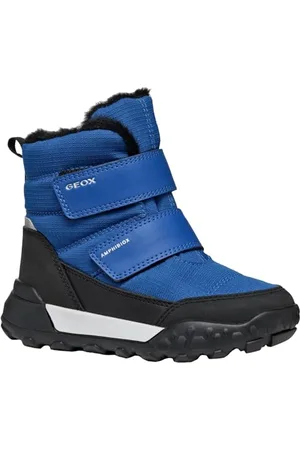 Geox J TREKKYUP Boy B ABX Snow Boot, ROYAL/Black, 37 EU