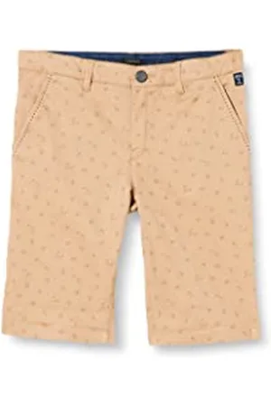 IKKS Jungen Short Couleur Sable À Motif Taille Ajustable Xu25003.67 Bermudas, , 128
