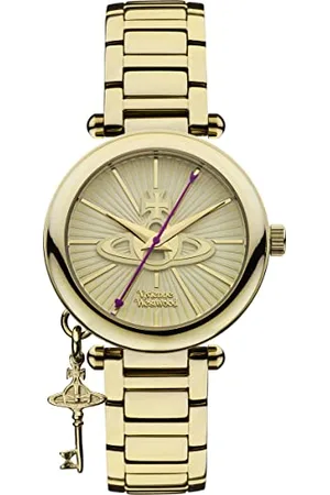 Vivienne Westwood Damen-Armbanduhr Kensington II Analog Quarz Edelstahl VV006KGD