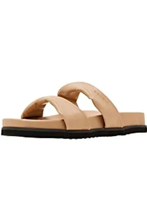 ESPRIT Damen modischer Tieffußbett Slipper, 240/TAUPE, 38 EU