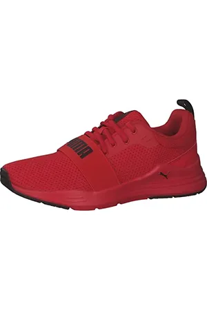 PUMA Unisex Kinder Wired Run Jr Sneaker, High Risk Red Black, 38.5 EU