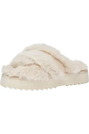 Tommy Hilfiger Damen Premium Strap Home Slipper FW0FW07330 Hausschuhe, Weiß (Ancient White), 40 EU