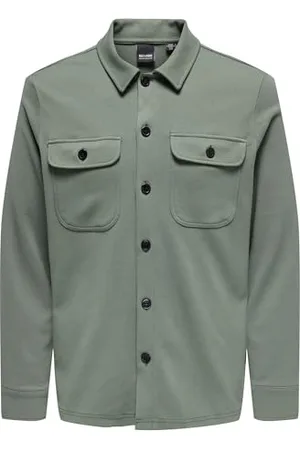 Only & Sons Herren ONSNEWKODYL Overshirt Sweat NOOS Freizeithemd, , S