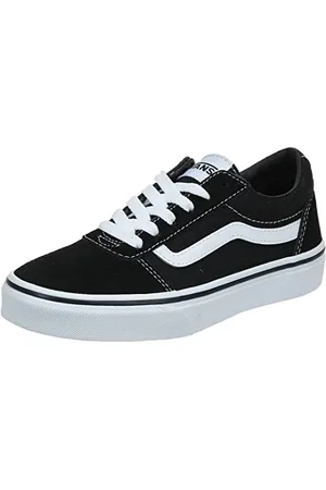 Vans Unisex Kinder Ward Sneaker Ward Trainers, (SUEDE/CANVAS) BLACK/WHITE, 36.5 EU