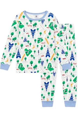 Petit Bateau Jungen A09RC Schlafstrampler, , 6 Jahre
