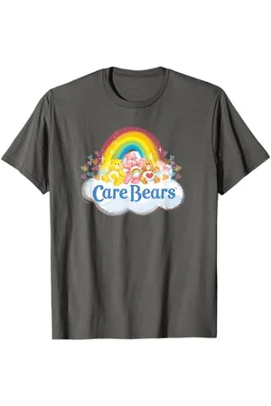 Care Bears Vintage Rainbow Cheer Bear Sweet Group Logo T-Shirt