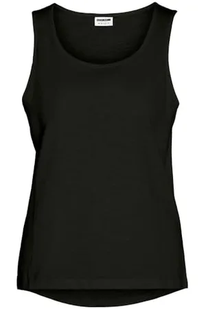 Noisy May Damen NMMATHILDE S/L Loose FWD JRS NOOS Top, Black, Medium