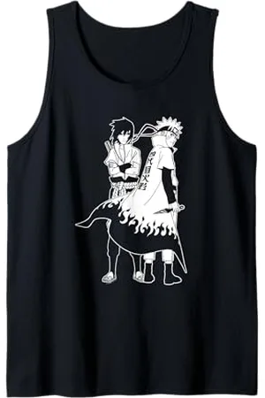 Naruto Shippuden und Sasuke Outline Tank Top