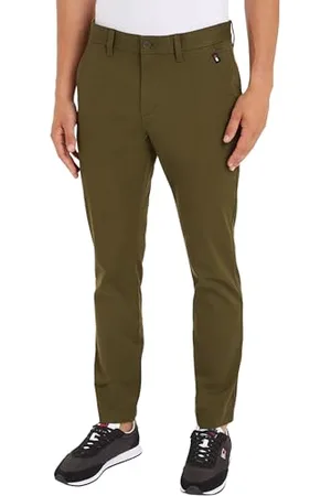Tommy Hilfiger Herren Chinos Austin Stretch, (Drab Olive Green), 29W/30L