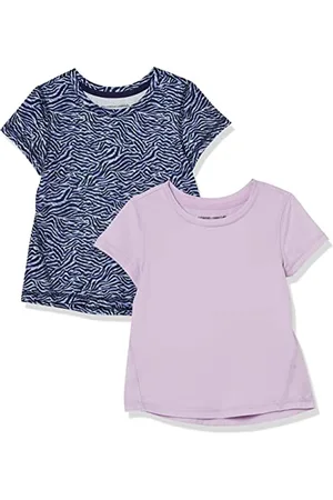Amazon Mädchen Kurzärmelige Active-Funktions-T-Shirts, 2er-Pack, , 3 Jahre