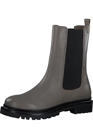 QS by s.Oliver Chelsea-Stiefel 5-5-25400-29 Beige Red Label