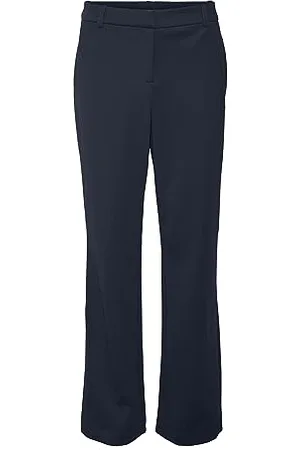 VERO MODA Damen Vmlucca Mr Straight Jersey Pant Noos Hose, , XS / 34L EU