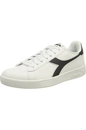 Diadora Unisex TORNEO Sneaker, Weiß/Blau, 37 EU