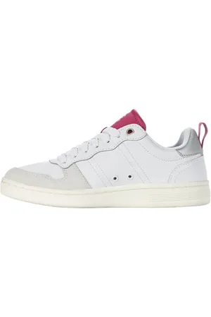 K-Swiss Damen Lozan Sneaker, White/Raspberry/StarWhite/Silver, 40 EU