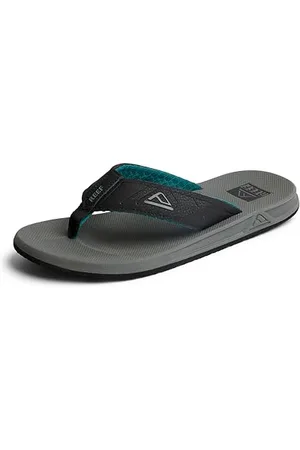 Reef Herren Phantoms Flipflop, Grey/Black/Green, 48 EU