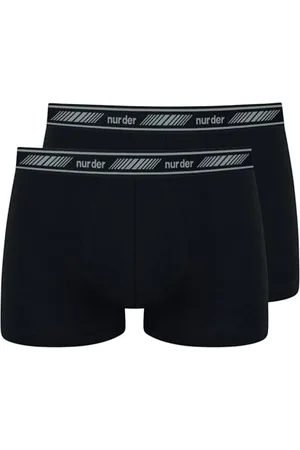 Nur Der 2er Pack Boxer Cotton 3D-Flex Herren, schwarz, M