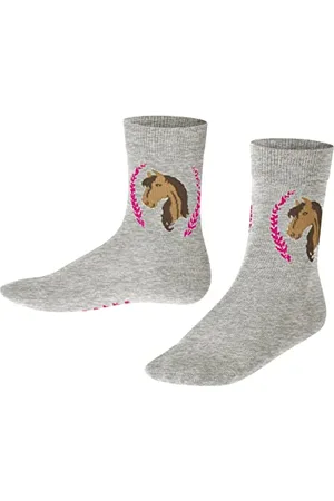 Falke Unisex Kinder Socken Horse K SO Baumwolle gemustert 1 Paar, , 31-34