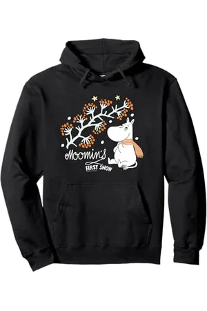Moomin Troll Mumins erster Schnee Herbst Pullover Hoodie