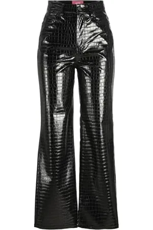 JJXX JACK & JONES Damen JXKENYA HW STRA Faux Leat Pant NOOS Hose, , M