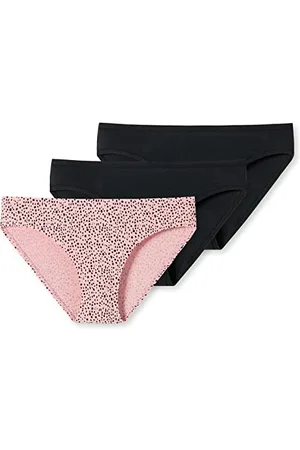 Schiesser Mädchen 3 Pack Slips - 95/5 Organic Bio Baumwolle Größe 140 Bis 176 Unterwäsche, , 176 EU
