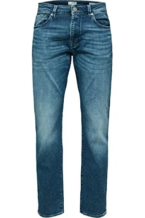 SELECTED Herren Slh196-straightscott 31601 M.blue W Noos Jeanshose, , 38W / 34L EU