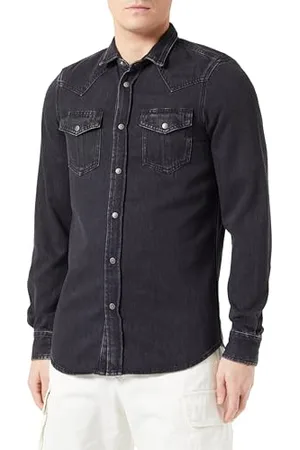 Diesel _D-Vega Camicia_Apparel_Belt_Schwarz_L