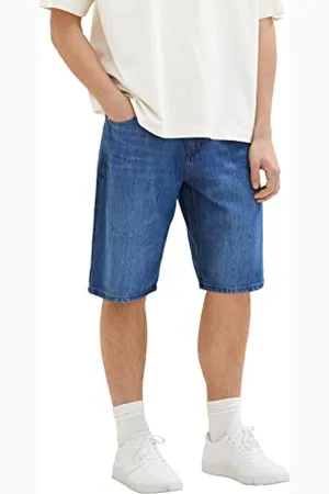 TOM TAILOR Herren 1036290 Bermuda Jeans Shorts, , 32