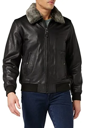 Schott NYC Herren Lc930d Jacke, Braun (Dark Brown), 64/66 (XXXL)