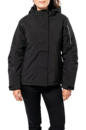 Dickies Outerwear for Women, Performance Waterproof Jacket, Waterproof, Black, L