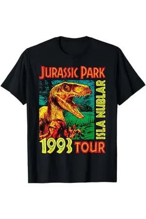Jurassic Park Jusrassic Park Isla Nublar 1993 Tour Poster T-Shirt