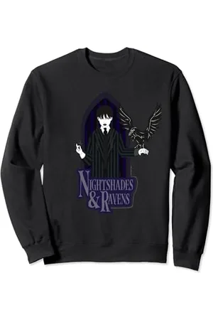 Wednesday Nightshade & Ravens Poster Sweatshirt