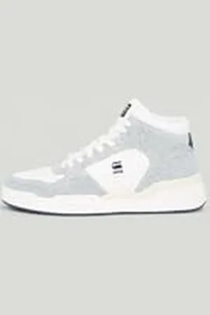 G-Star RAW Damen Attacc III MID DNM W Sneaker, Mehrfarben (White/Light Blue D24838-01-D230), 38 EU