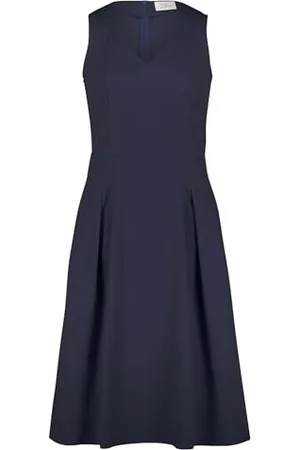Vera Mont Damen Sommerkleid mit V-Ausschnitt Night Sky,48