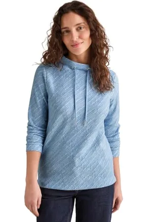 CECIL Shirt mit Diagonalstruktur