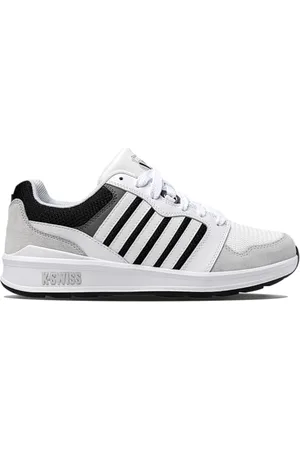 K-Swiss Herren Rival Sneaker, White/Black/Lunar Rock, 39 EU