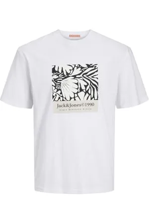 JACK & JONES Jungen Jormarbella AOP Branding Tee Ss Cr Jnr T-Shirt, , 164