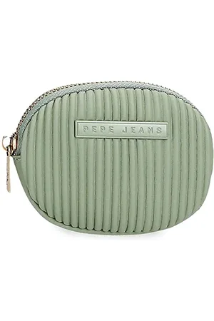 Pepe Jeans Aurora Green Geldbörse 11,5x8,5x1,5 cm Kunstleder
