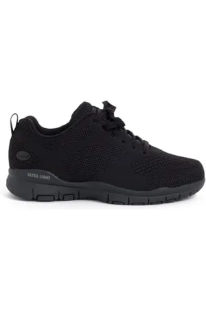 Scholl Herren Jump Laces Health Care Professional Shoe, Nero, 43 EU